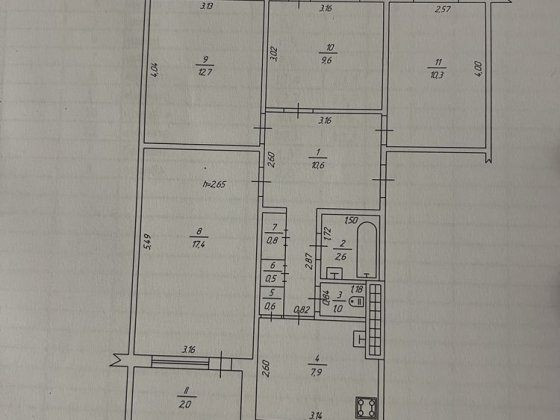 Продам квартиру 4-х кімнатну Лубны