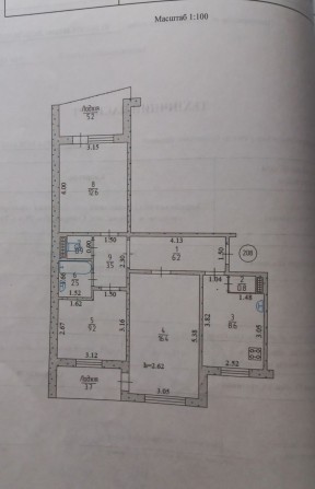 Продам 3 кімнатну квартиру в центрі міста. - фото 1