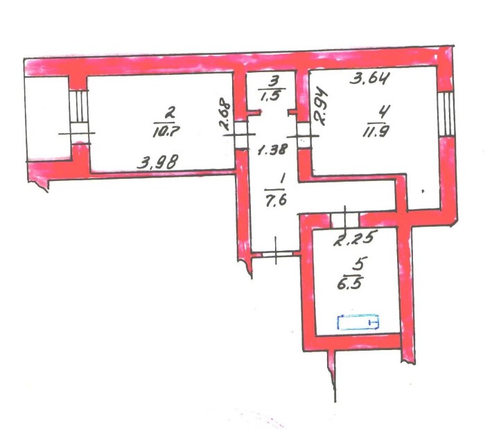 Обміняю 1 к.кв на 3-4х кімнатну - фото 1