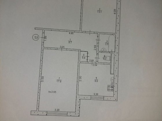 Продам 2 к. квартиру на 5м м-не г.Лозовая Харьковской обл. Лозова