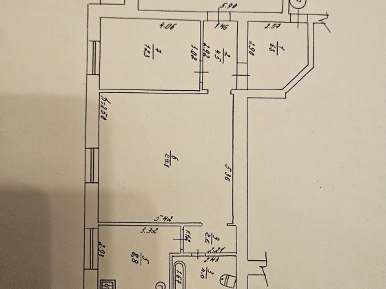 Продам велику 3 кімнатну квартиру 83,1 м² Миргород