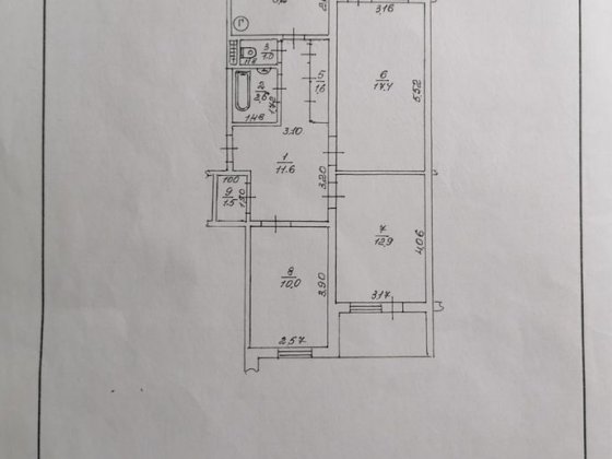 Продам трикімнтну квартиру Миргород