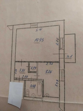 1-кімнатна квартира в Кіровському районі - фото 1