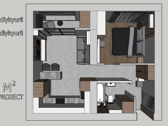 Однокімнатна квартира в новобудові Нетешин
