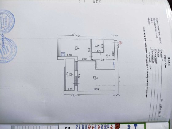 1 кімнатна квартира з індивідуальним опаленням по вул. Прилуцька Ніжин
