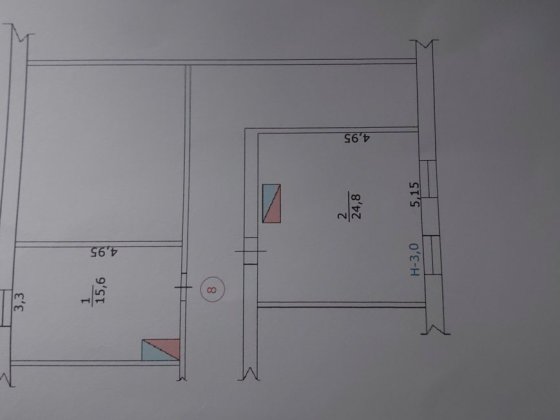 Продається однокімнатна квартира барачного типу ! Звягель