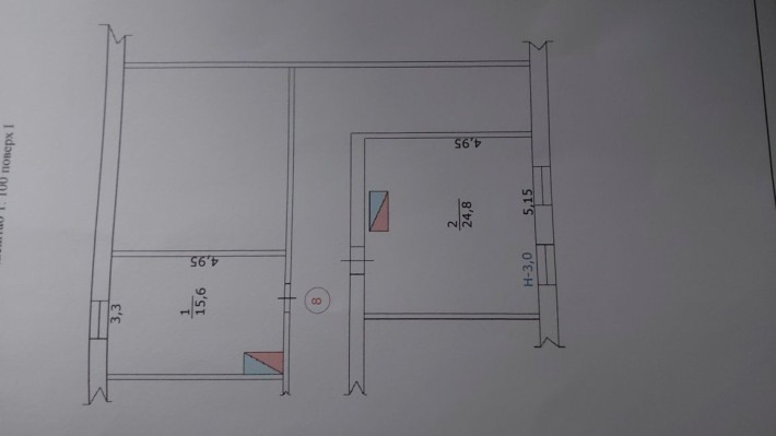 Продається однокімнатна квартира барачного типу ! - фото 1