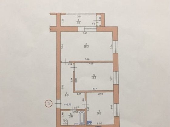 Простора 2х кімнатна квартира (м.Самар) Самар