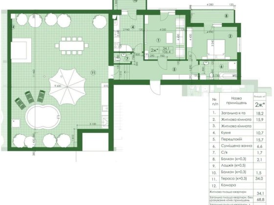 Ексклюзивна квартира з терасою ВІД ВЛАСНИКА! Обухов