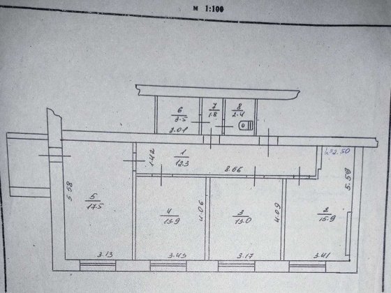 Квартира 3-х кімнатна по вул. Рятувальників Ромни