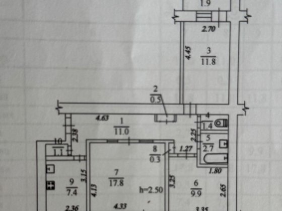 3-х кімнатна квартира Самар