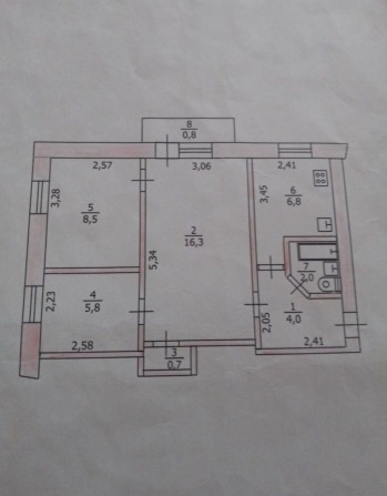 Продам 3-комнатную квартиру в районе ЖД-вокзала - фото 1