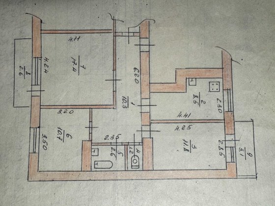 Продається 3-х кімнатна квартира Павлоград