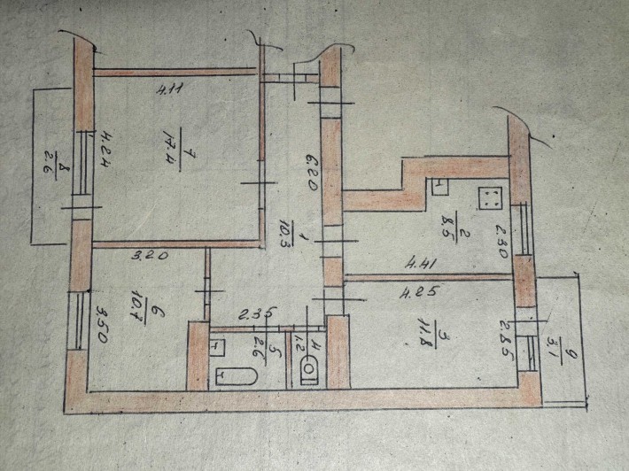 Продається 3-х кімнатна квартира - фото 1