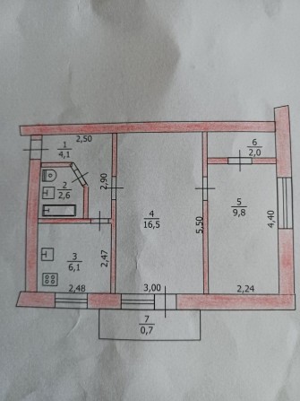 Продам 2комн.кв в центре Павлограда  от собственника - фото 1