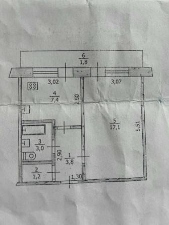 Продаж 1-кімнатної квартири Павлоград Центр вул. Вокзальна - фото 1