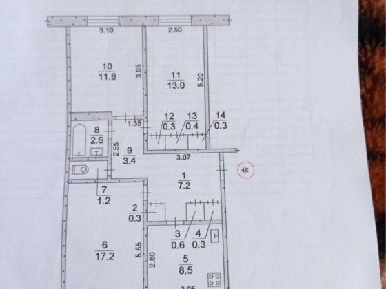 Продается 3-комн. квартира ул. Новая, Орбита, ПЗТО Павлоград