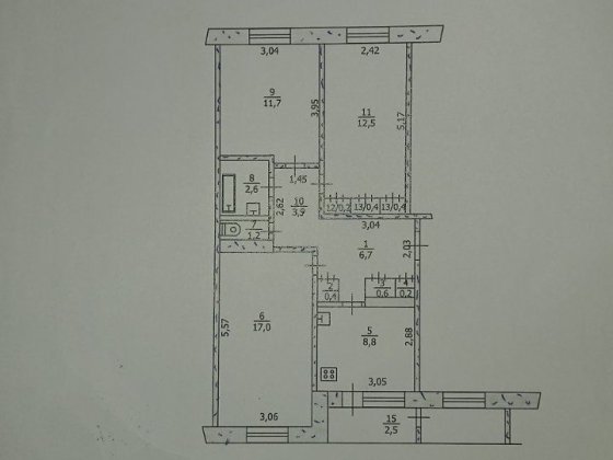 Продам 3 -х кімнатну квартиру.Павлоград. Павлоград