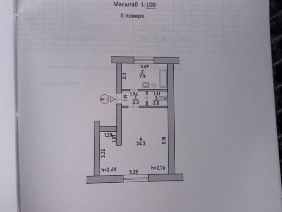 Продам квартиру 36,5кв під капітальний ремонт Шостка