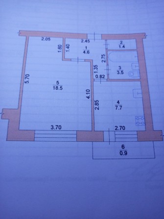 Продам 1 комнатную квартиру - фото 1