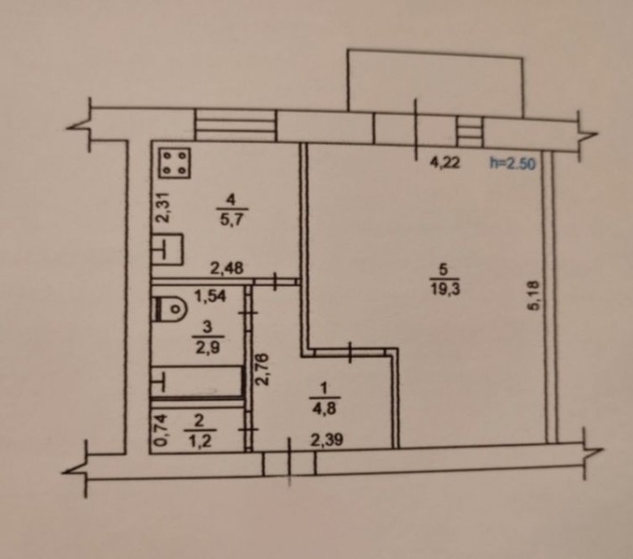 Продам однокомнатную квартиру - фото 1