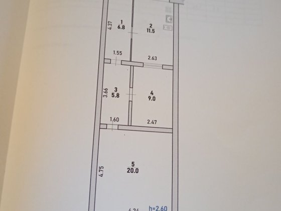 2ком.кв. ул. Калинина 8.000у. Шостка