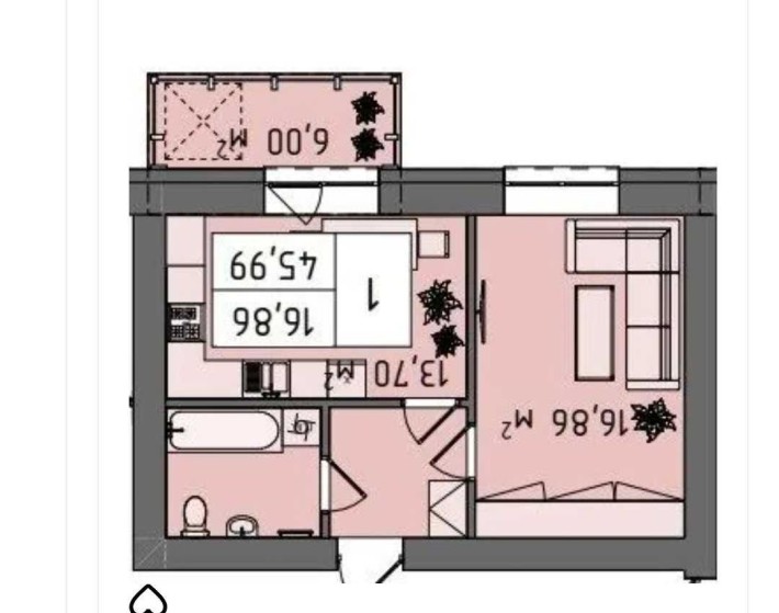 Пропонуємо Вам 1к квартиру ЖК "Стокгольм"! - фото 1