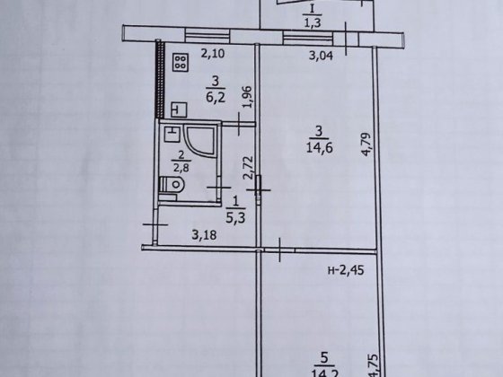 Продам 2-х комнатную квартиру Тернівка