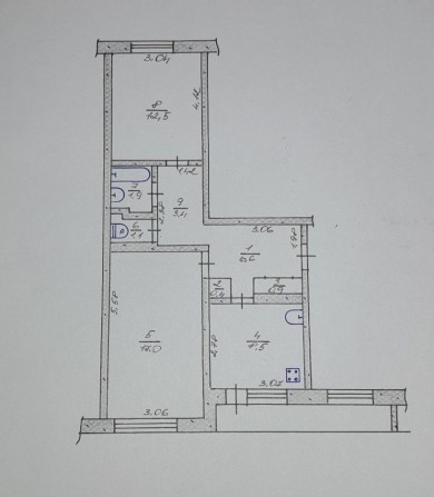 Продам квартиру 2 комнатную - фото 1