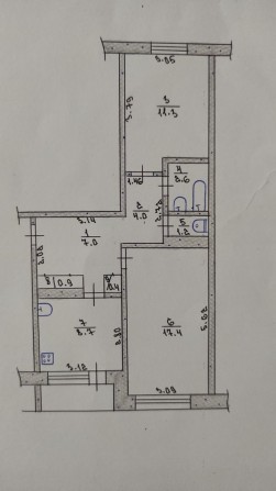 Продам квартиру 2 х комнатную - фото 1