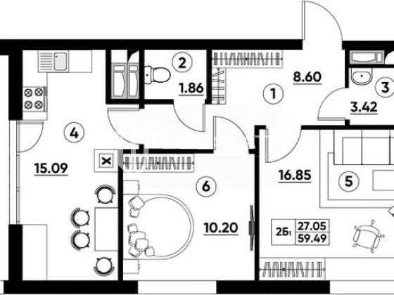 без %, з документами, ЖК заселено, ТЦ Республіка - 15 хв транспортом