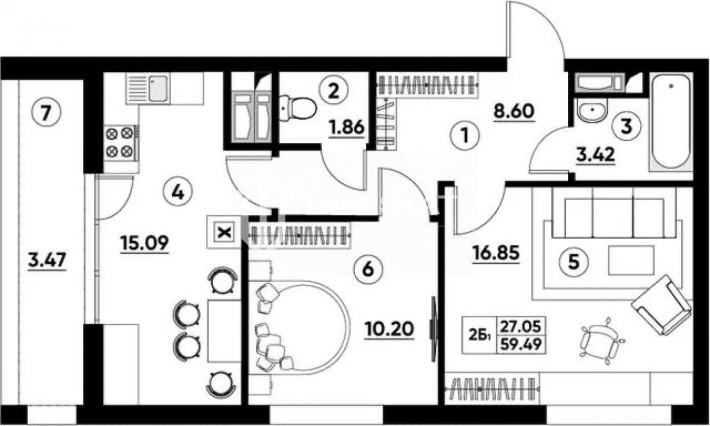 без %, з документами, ЖК заселено, ТЦ Республіка - 15 хв транспортом - фото 1