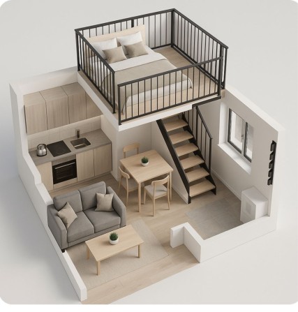 Дворівнева квартира від забудовника! Площа 27м2 - 17000$ - фото 1