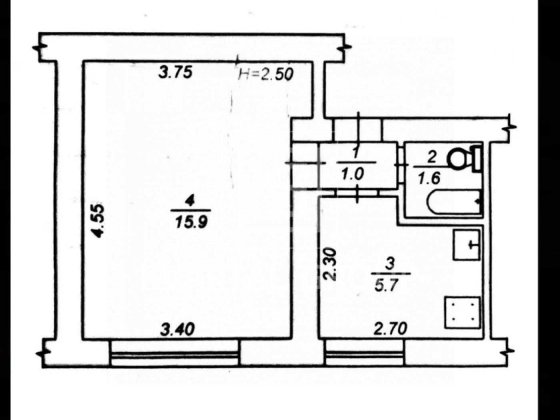 1 к квартира під ремонт у Горенці.  ДЕРЖПРОГРАМИ ТАК Горенка