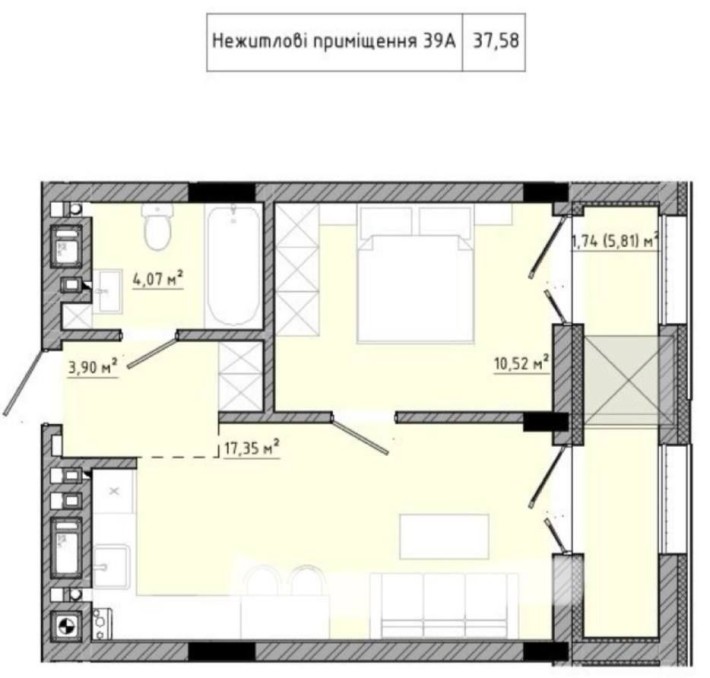 жк Спортивна,бюджетна квартира,увага 28000$ Збудовано!Сокільники,5 пов - фото 1