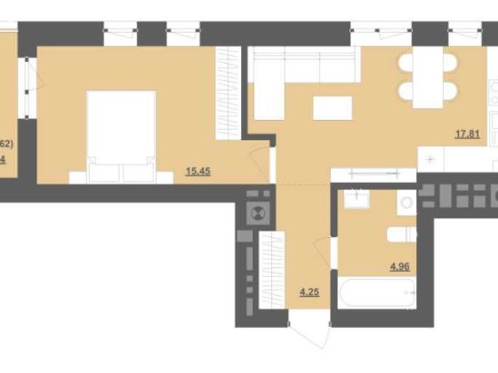Продаж(Єоселя) 1-кімнатної квартири 45 м2 Пустомити (9км.від Львова) Пустомыты