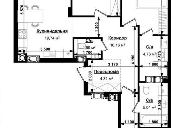 Продаж квартири в ЖК Vero без комісії! Сокольники