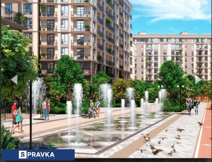 Продам 3-х ком ЖК Парк Фонтанов кирпичный дом , две террасы , газ - фото 1