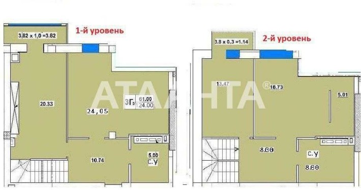 Двухуровневая квартира в доме Элит- класса в ЖК « Зеленый мыс»! - фото 1