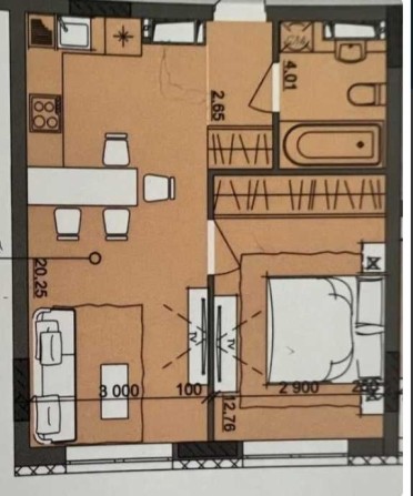 Срочно ! Акварель 10. Бочарова. Низкий этаж. 40 м. Переуступка - фото 1