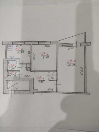 Продаж 2-кімнатної квартири - фото 1