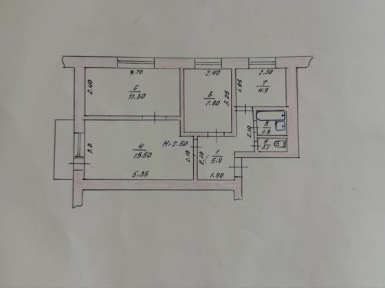 Продам 3 кімнатну квартиру в районі Коротченко Первомайск