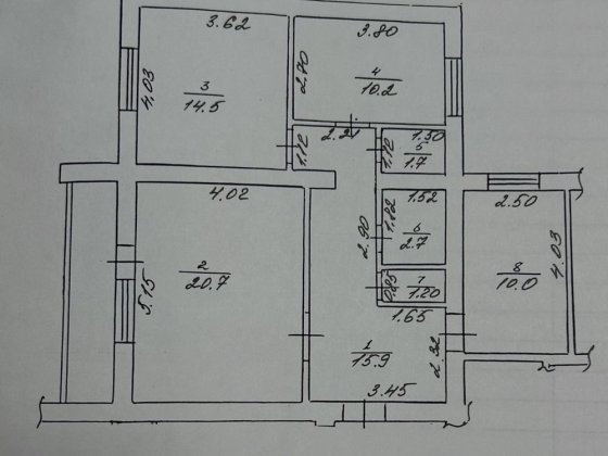 Продам 3-х кімнатну квартиру Бровары