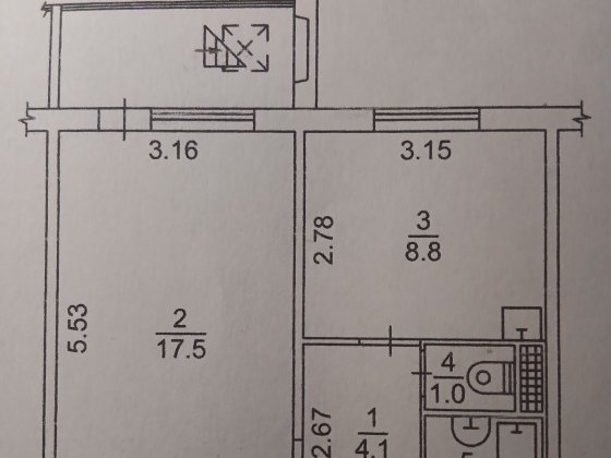 Продам 1-ну кв-ру в Вишневому по вул.Європейській 34- Б Вишневое