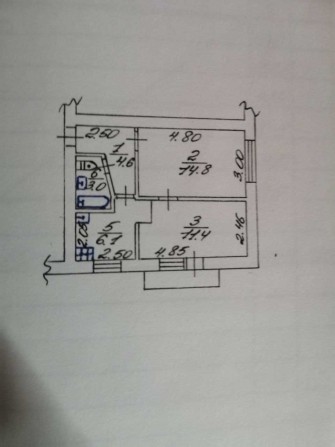 2-х кімнатна квартира - фото 1