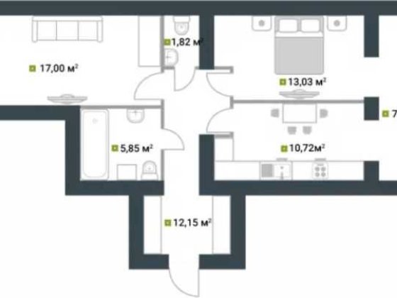 2-кім квартира в ЖК idilika Буча - комфорт та безпека в одному місці Буча