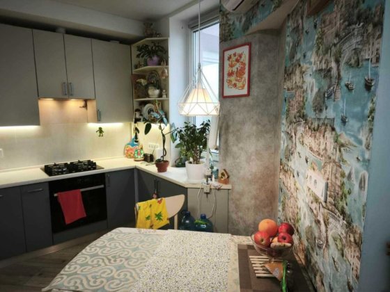 Простора однокімнвтна квартира з ремонтом 39.1 м2, оформлення 2 % Буча