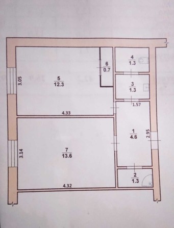 Продам 2 кімнати в  гуртожитку. - фото 1