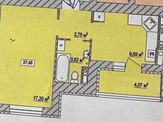 1 кім квартира  жк Сади Вишневі Вишневое