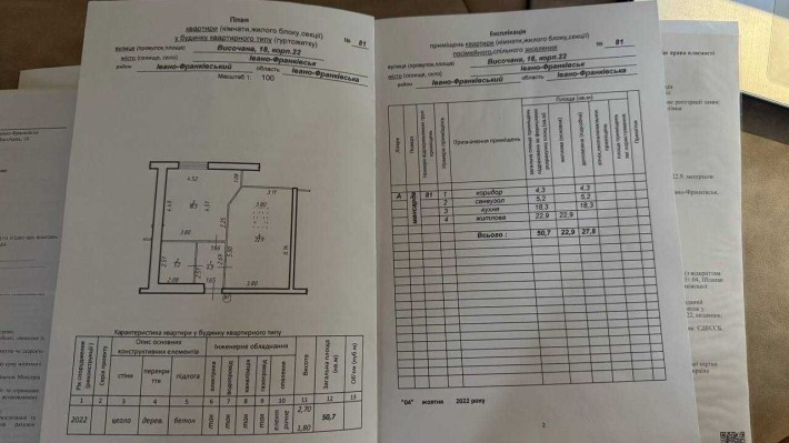 Продам 1к квартиру в центрі на Височана.Готова до ремонту є документи - фото 1